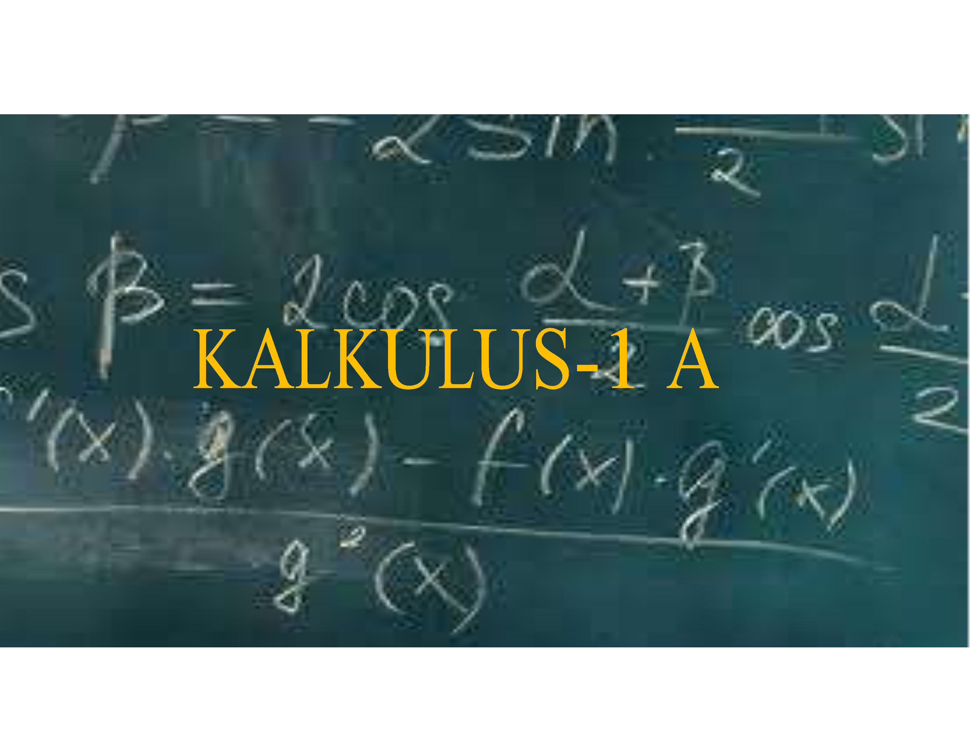 TE 23/24 Kalkulus A